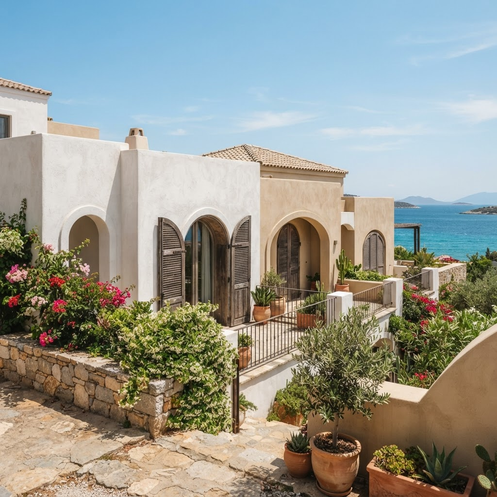 Mediterranean architectural detail at The Cove